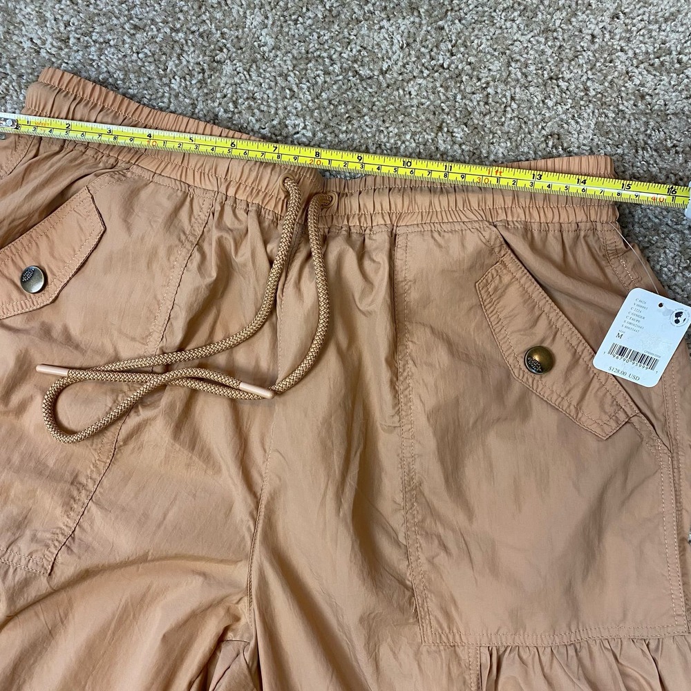 Free People Cargo Set Me Free Pants FP Ginger Womens size Medium - Picture 6 of 9